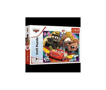 Пазли - (30 елм.) - "Швидкі тачки" / Trefl 18293 G-Rich