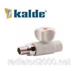 Кран Kalde 25х3/4" радіаторний прямий
