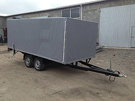 Причіп платформа тентована 4 м х 1,8 м.