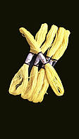 Мулине для вышивания 50 шт., желтого цвета, нитки для вышивания