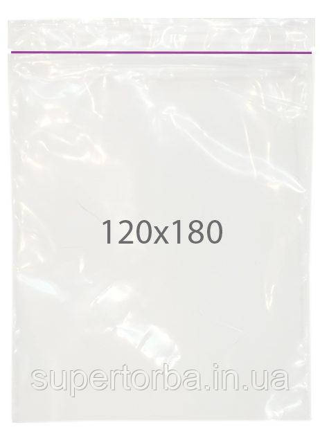 Пакет з замком Zip-lock 12х18 (100шт) (1 пач.), фото 1