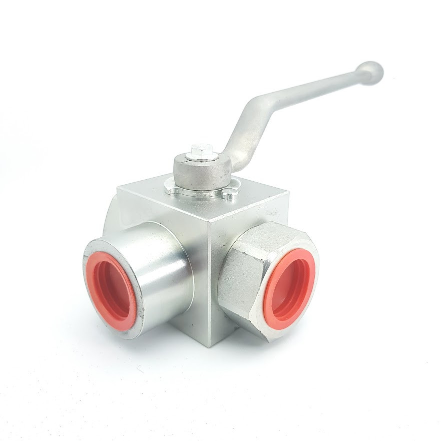 Кран трьохходовий 25 V3RH 1" BSP L-type
