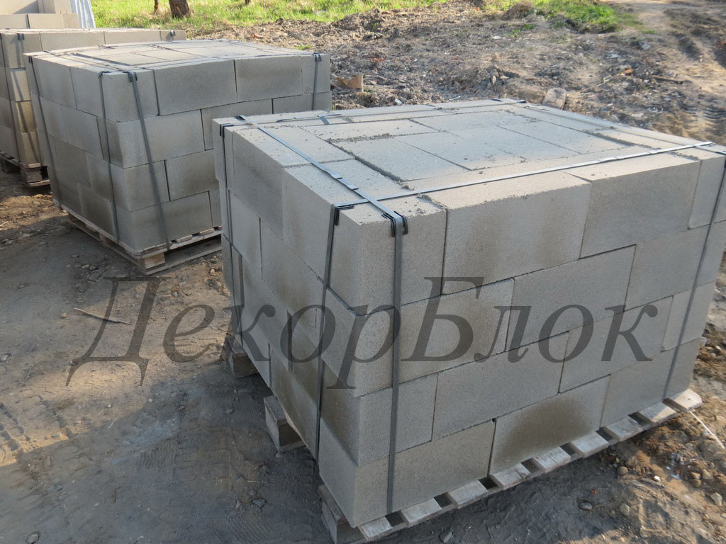 Блок бетонний 400х200х200 Т. п. стіновий