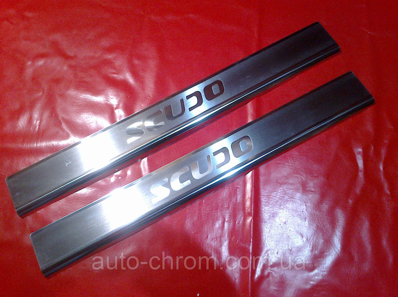 Накладки на пороги Fiat Scudo 2007-2018, фото 1
