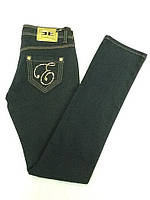 Джинси жіночі темно-сині прямі EXTASY Gold blu