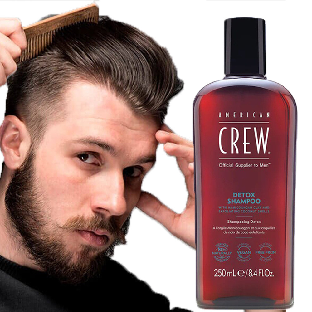 Шампунь для глибокого очищення волосся American Crew Detox Shampoo, 250мл