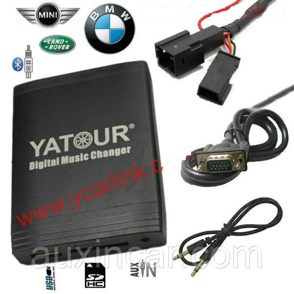 Ятур MP3 aux адаптер BM4H для 16:9 navigation BMW E38 E39 E46 Mini cooper R50/R52/R53
