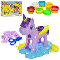 Легкий пластилін із формочками поні Єдиноріг My little pony Play-toy 8063/4989, ігровий набір тісто для ліплення