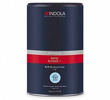 Безпиловий освітлювальний порошок блакитний Indola Profession Rapid Blond+ Blue Dust-Free Powder 450gr