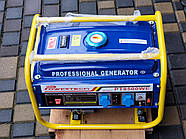 Генератор бензиновий 2.5-3 кВт однофазний Powertech PT8500WE, фото 2