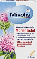 Mivolis Mariendistel Kapseln Капсули розторопші для стимуляції печінки та жовчі, поліпшення травлення 30 шт.