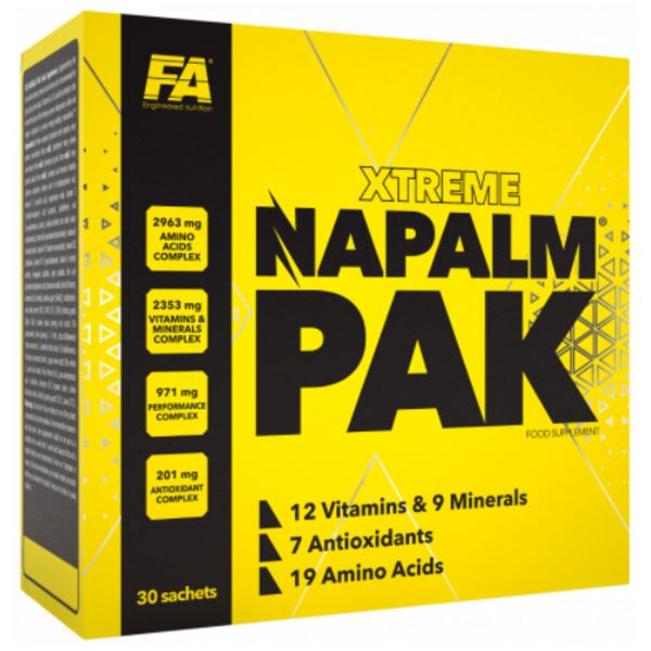 Вітаміни FA Nutrition Extreme Napalm Pak — 30 пакетиків
