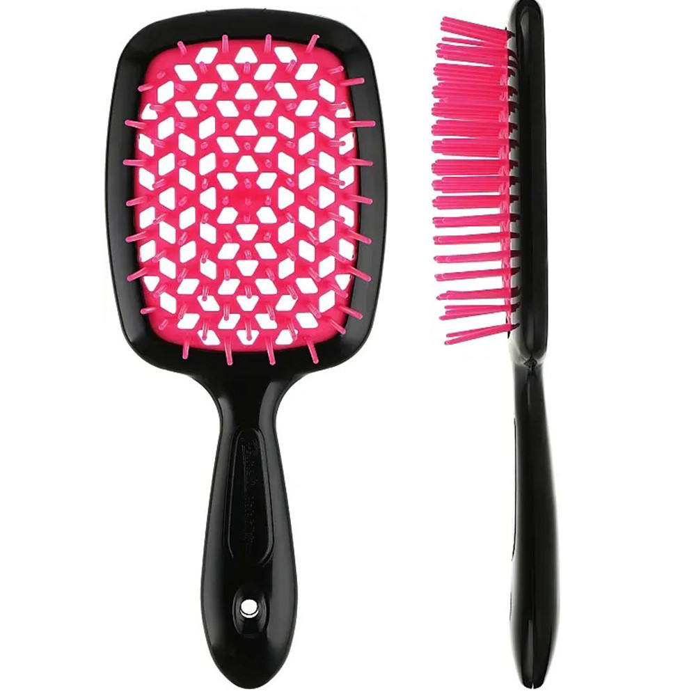 Щітка Janeke Superbrush чорна (малина серединка)