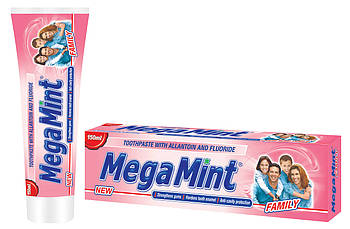 Зубна паста профілактична від розвитку карієсу Anti-plaque Mega mint