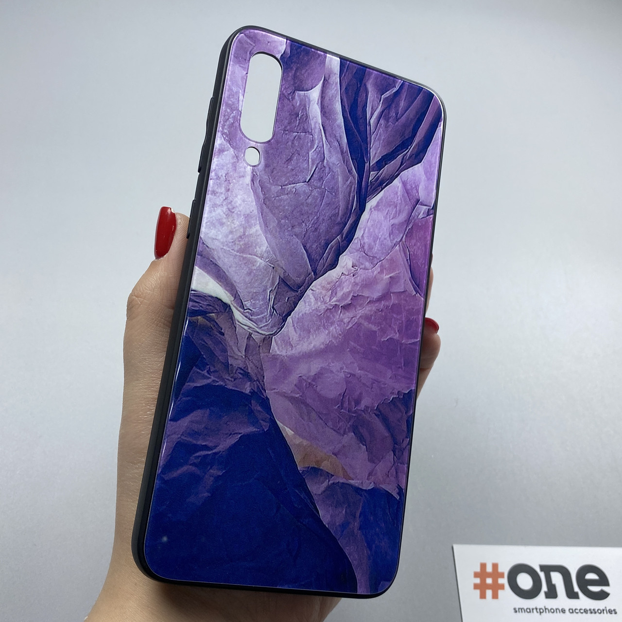 Чохол для Samsung Galaxy A50s мармуровий чохол на телефон самсунг а50с синій U8K