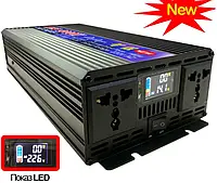 Инвертор Pure Sine Wave Inverter 3000W Power DC 12V 220V Voltage 50/60HZ Converter Solar Car Inve