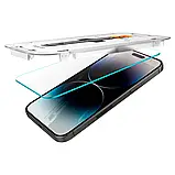 Захисне скло Spigen для iPhone 14 Pro Max - EZ FIT GLAS.tR (2 шт), Clear (AGL05202), фото 3