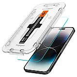 Захисне скло Spigen для iPhone 14 Pro Max - EZ FIT GLAS.tR (2 шт), Clear (AGL05202), фото 4