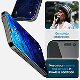 Захисне скло Spigen для iPhone 14 Pro Max - EZ FIT GLAS.tR (2 шт), Clear (AGL05202), фото 8