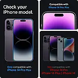 Захисне скло Spigen для iPhone 14 Pro Max - EZ FIT GLAS.tR (2 шт), Clear (AGL05202), фото 11