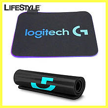 Ігровий килимок для миші з RGB підсвічуванням від USB, 25х35см Logitech L-350 RS-02 / Килимок для миші