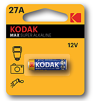 Батарейка KODAK MAX alk K 27 A (12V) 1 шт, на блістері (Art. 30414372)