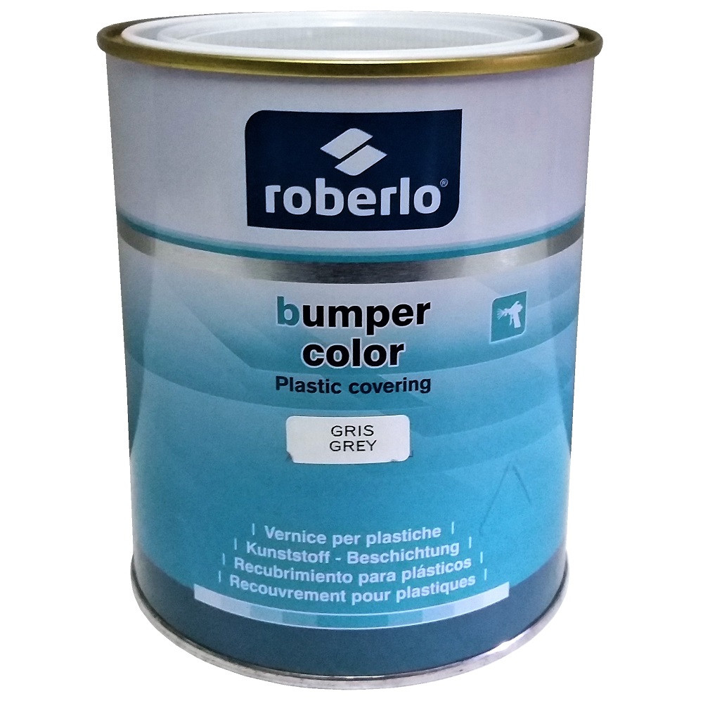 Структурная краска для пластика серая матовая Roberlo Grey 1K Bumper ...