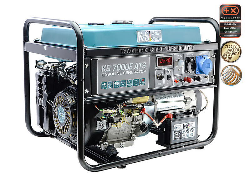 Бензиновий генератор Konner&Sohnen KS 7000E ATS 5.5 квт з автозапуском