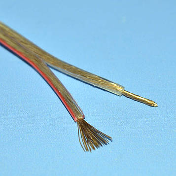 Кабель акуст. CCA прозорий 2х0,75мм кв. Cabletech KAB0356