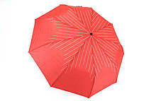 Стильна складана жіноча парасолька поліестер червоний Арт.MR3881 Mario (54)