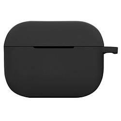 Силіконовий футляр New з карабіном для навушників Airpods Pro (Чорний)