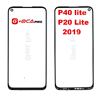 Стекло для переклейки дисплея Huawei P40 lite/P20 Lite 2019/Huawei nova 6 SE/Huawei nova 7i c OCA пленкой