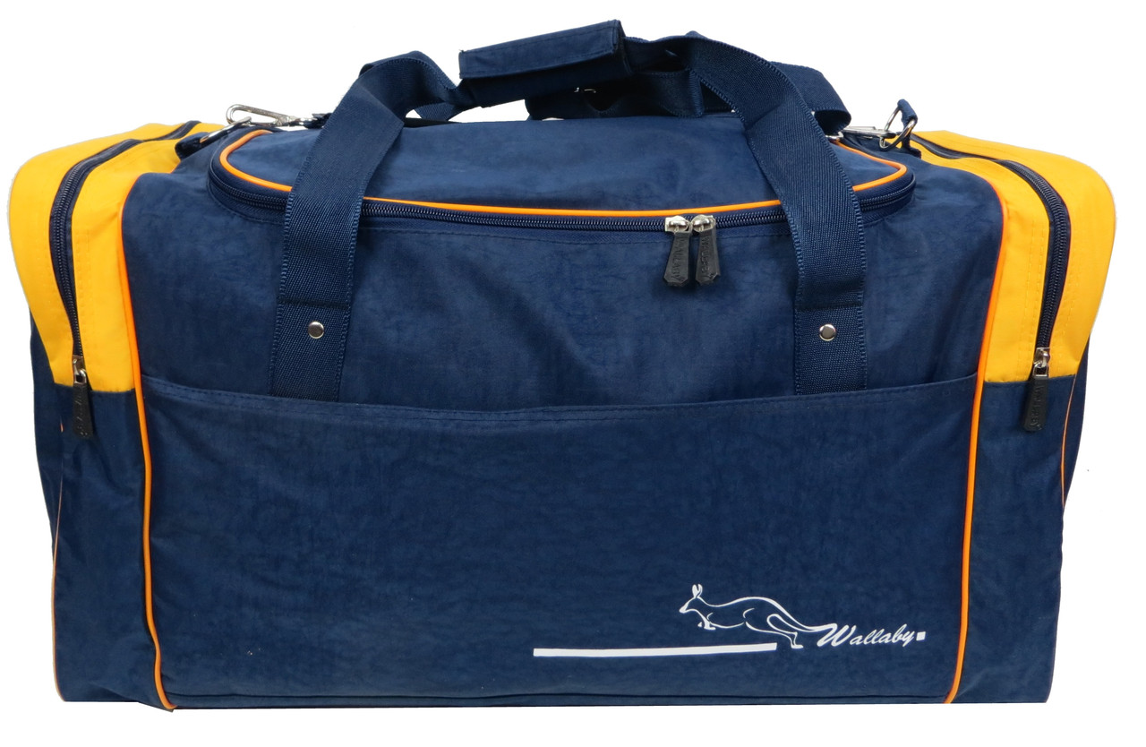 Сумка buuba дорожня 62L Wallaby, Україна синя з жовтим