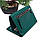 Жіночий середній гаманець штучна шкіра зелений Арт.H-8887B green (54), фото 2