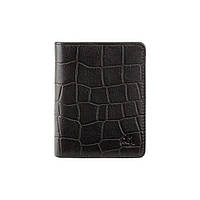 Муський фірмовий гаманець натуральна шкіра чорний Арт.CR91 black Visconti (Велікобританія)