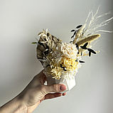 Квіткова композиція "Сонячній промінчик" (троянда,евкаліпт, гортензія), фото 2