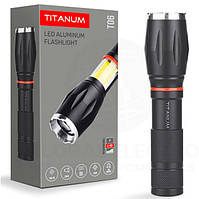 Ручной фонарь два источника света TITANUM TLF-T06 300Lm 6500K Черный