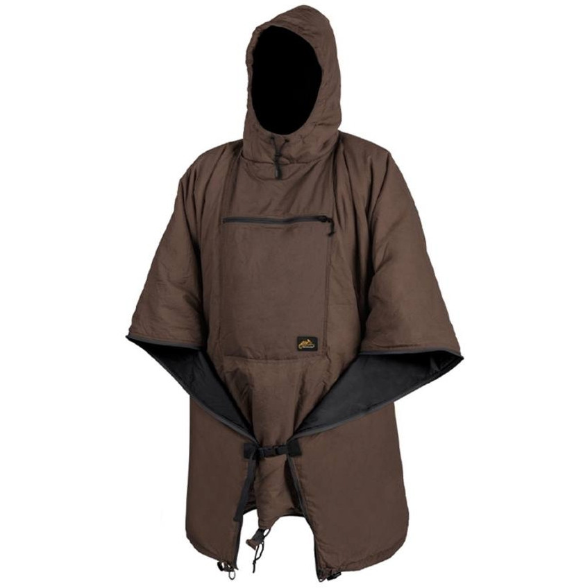 Військове тепле пончо Swagman Roll Helikon-Tex 145х200см (Коричневий)