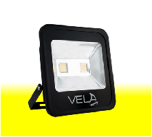 Світлодіодний прожектор LED 100Вт 560-600nm (жовтий), IP65