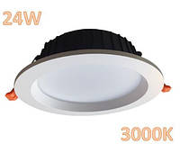 Вбудований світильник LED DXY-601 24W білий 120° 3000К