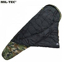 Спальний мішок Mil-Tec MUMIA 500 g / m -10 °C Woodland, фото 3