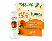 Бальзам для губ Laura Conti Nourishing Herbal з олією календули та альпійськими травами