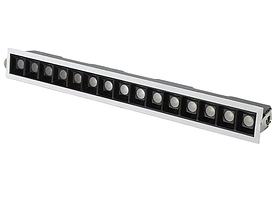 Вбудований LED світильник VELA Grille-15 4000К білий