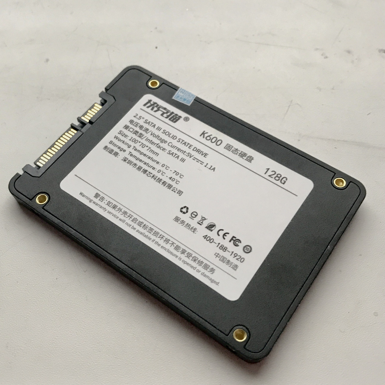 SSD диск K600 128gb (Новий)