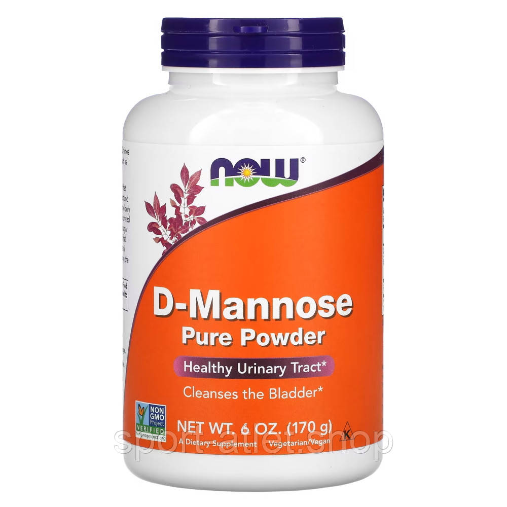 Натуральна добавка NOW D-Mannose Powder, 170 грам, фото 1