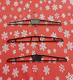 Вішалка плічка тремпель сорочкова чорна 46 см, фото 3