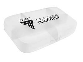 Таблетниця ( контейнер для таблеток) TREC nutrition Pillbox Stronger Together transparent