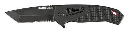 Ніж MILWAUKEE HARDLINE Serrated викидний із зазубреним лезом 48221998, фото 1