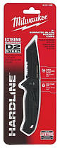 Ніж MILWAUKEE HARDLINE Serrated викидний із зазубреним лезом 48221998, фото 3
