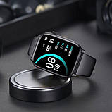 Розумний годинник Hoco Y3 Smart Watch (Bluetooth сенсорний екран) Чорний, фото 5